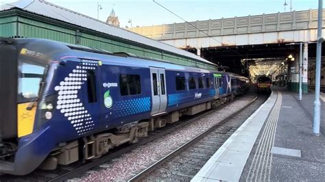 Scotrail Class 385 Edinburgh Waverley Station Youtube