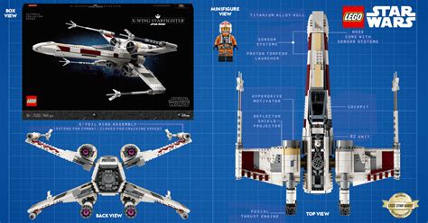 Brickfinder LEGO Star Wars UCS X Wing Starfighter 75355 Officially