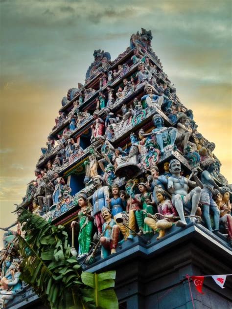 The Gopuram Entrance Tower Stock Image Image Of Asian