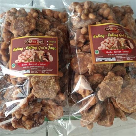 Jual Enting Enting Gula Jawa Kacang Kridhasari Oleh Oleh Khas Blitar