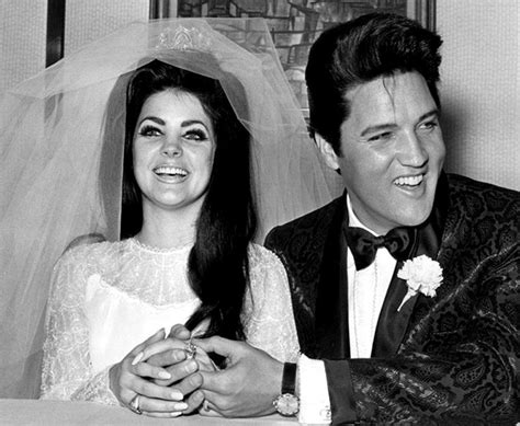 May 1 1967 32 Year Old Elvis Presley Married 21 Year Old Priscilla Beaulieu A Girl He First