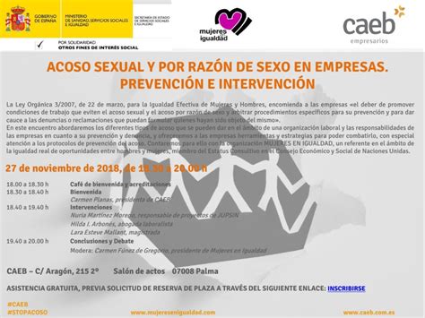 Acoso Sexual Y Por RazÓn De Sexo En Empresas PrevenciÓn E IntervenciÓn