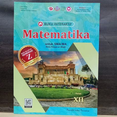 Jual Buku LKS PR Interaktif Matematika Wajib Kelas XII 12 SMA MA K 13