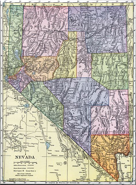 United States Digital Map Library Nevada Maps