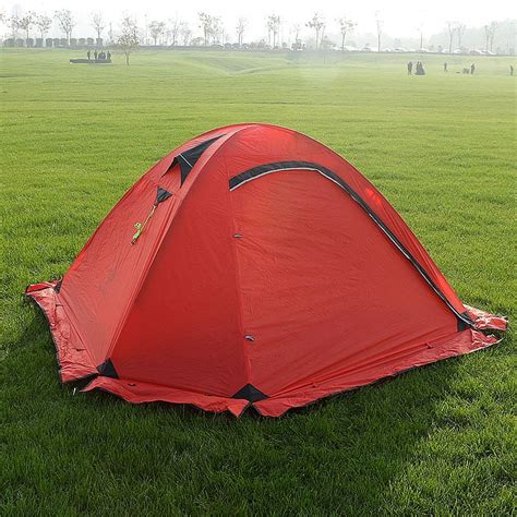 Hillman 20d Silicone Fabric Ultralight 2 Person Camping Tent With Snow