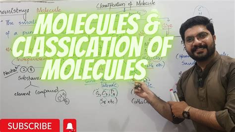 Molecules Types Of Molecules And Atomicity Classification Of