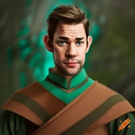 High Definition Photo Of A Front Facing Portrait Of John Krasinski As A