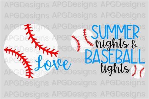 Baseball Svg Bundle Softball Svg Bundle Png Dxf Eps Pdf Cut File