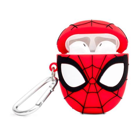 Funda Para Airpods Spiderman Powersquad Marvel Kurogami