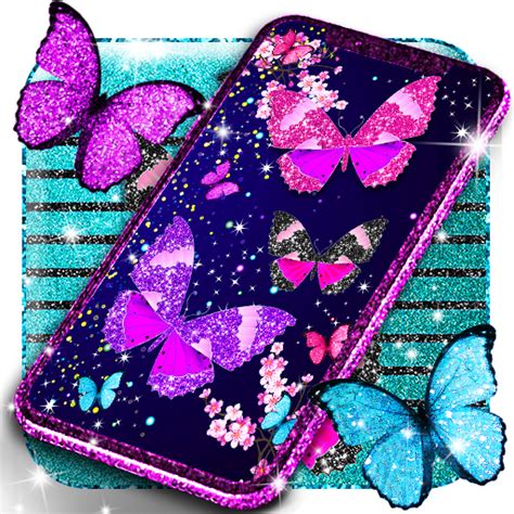 Glitter butterfly wallpapers | androidrank.org