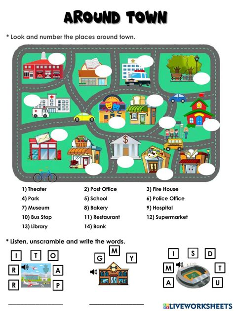 AROUND TOWN English Teaching Materials