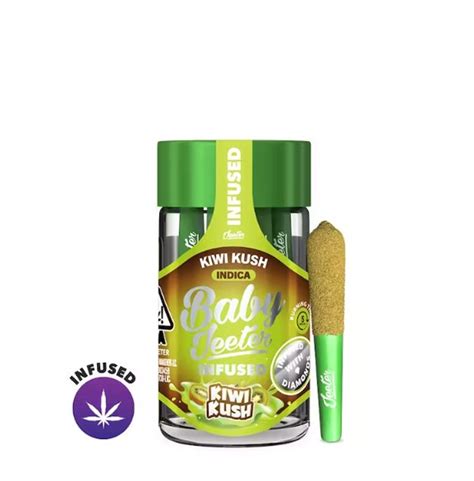 Jeeter - Kiwi Kush - Infused Baby Jeeter - 5 pack - 2.5 Grams | GreenStone