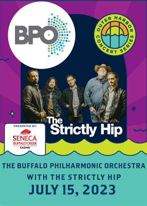 Buffalo Philharmonic Orchestra & The Strictly Hip Tickets at Lakeside ...