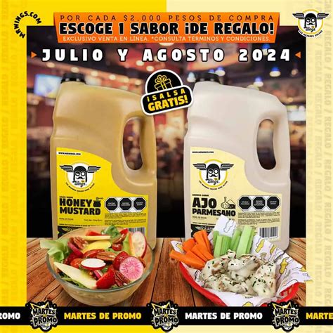 Ofertas Especiales Y Martes De Promo En Salsas Para Alitas Mr Wings