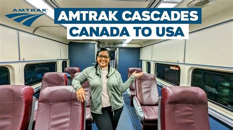 Amtrak Cascades Vancouver To Seattle Canada To USA Border Crossing On