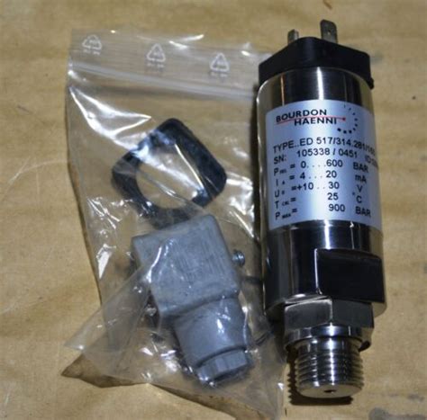 Bourdon Haenni Ed Pressure Sensor Transmitter Ma