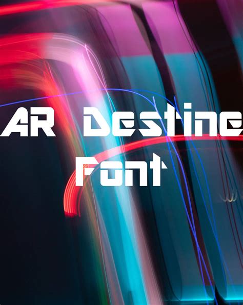 Ar Destine Font Free Download