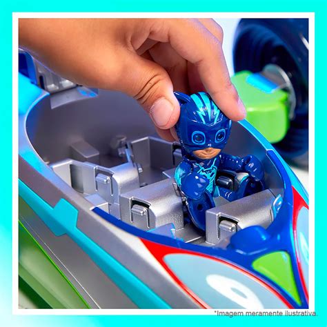 Veículo Pj Masks Power Heroes Pj Explorador 3 Modos E Com 30 Luz E