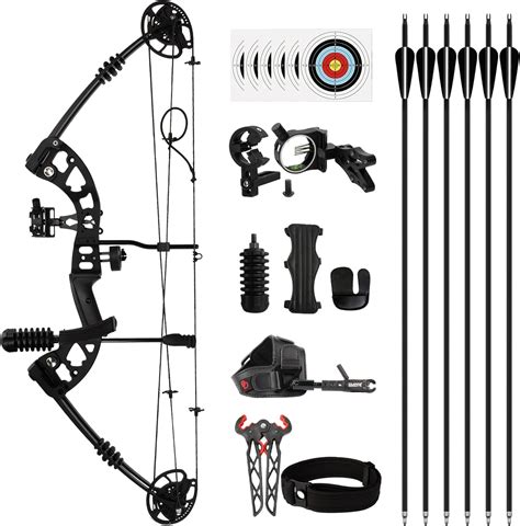 Reawow Compound Bow Compound Bow Hunting Bow Arrows Set 20 50 Lbs