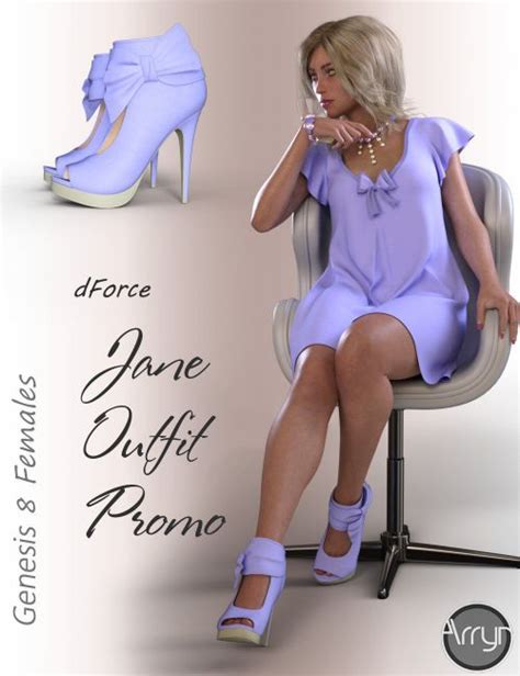 Dforce Jane Outfit For Genesis Female S D Models For Daz Studio