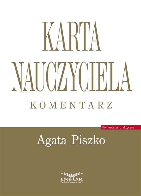 Karta Nauczyciela Komentarz Ebook PDF Piszko Agata Ebook Sklep