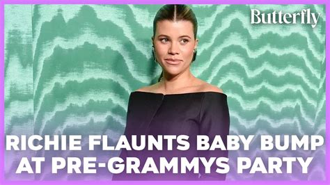 Sofia Richie Cradles Baby Bump In Elegant Off The Shoulder Look At Pre