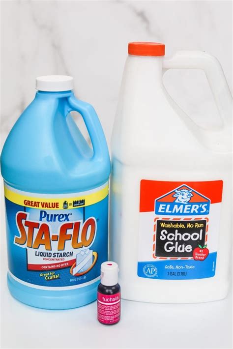 Best Liquid Starch Slime Recipe - Only 3 Ingredients