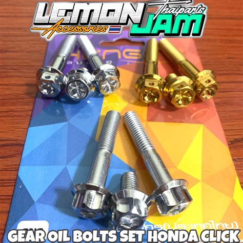 Heng Gear Oil Bolts For Honda Click Click Airblade Pcx