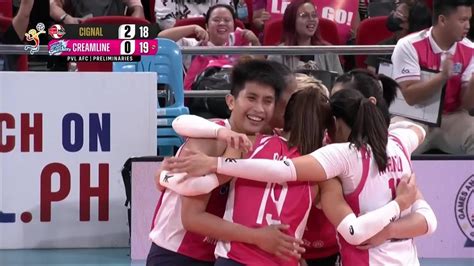 Tots Carlos Bernadeth Pons GET ONE BACK For Creamline Vs Cignal