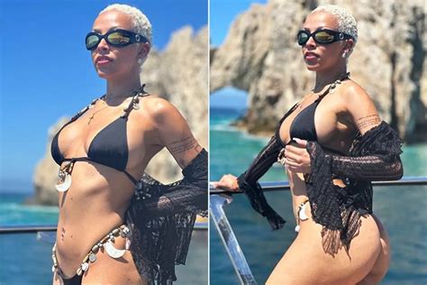 Doja Cat Sizzles While Showing Off All Her Curves In A Thong Bikini News