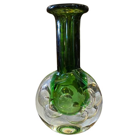 Mid Century Modern Murano Sommerso Glass Vase At 1stdibs