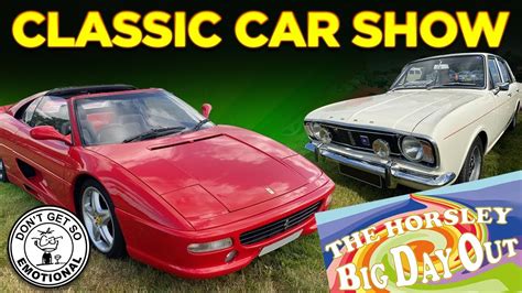 Classic Car Show Ford Cortina E De Tomaso Pantera Mg Triumph