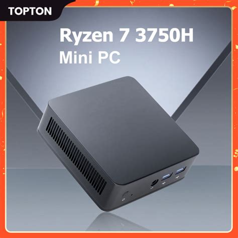 Topton Nuc Amd Mini Pc Ryzen 7 3750h R5 3550h คอมพิวเตอร์ Barebone Windows 11 2xddr4 Nvme Gaming