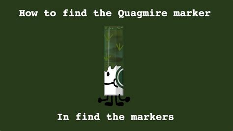 How To Find The Quagmire Marker In Find The Markers Youtube