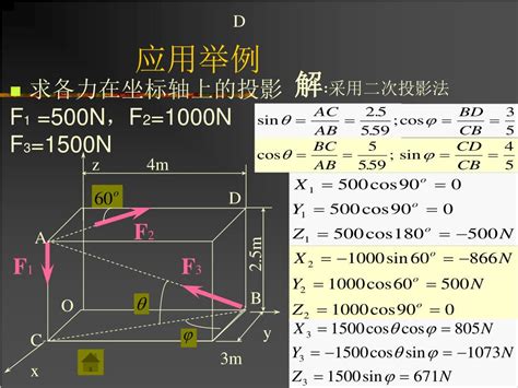 Ppt 空间力系沿坐标的分解与投影 Powerpoint Presentation Free Download Id5381704