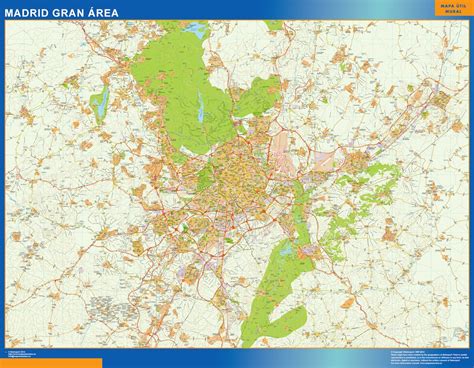 Mapa Magnetico Madrid Gran Area Vector World Maps The Best Porn Website