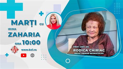 Prof Dr Rodica Chiriac Medic Specialist Reumatolog Pacien I