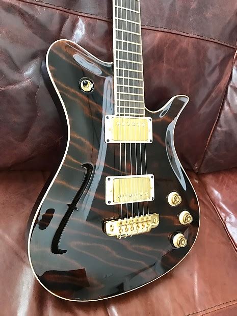 Vik Caprice T Hollowbody 1 Piece Redwood Topbrazilian Reverb