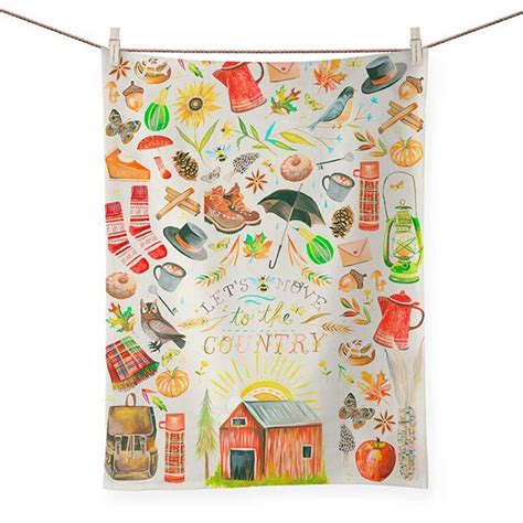 Lets Move To The Country Tea Towels Ivystone