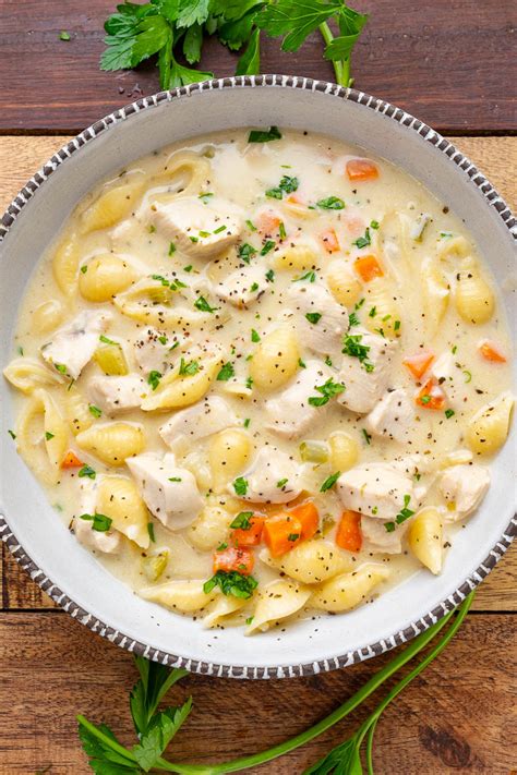 Chicken Alfredo Soup - Closet Cooking