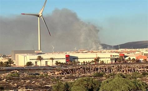 Se Desata Un Incendio En Aldea Blanca San Bartolom De Tirajana