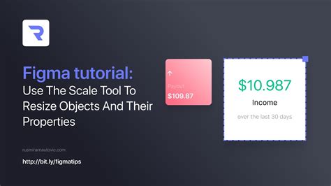 Figma Quick Tips Use The Scale Tool To Resize Objects And Their