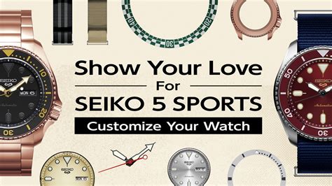 Seiko 5 Sports 55th Anniversary Customize Campaign Limited Edition Seiko Watches