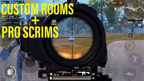 Custom Rooms Pro Scrims Pubg Mobile Youtube