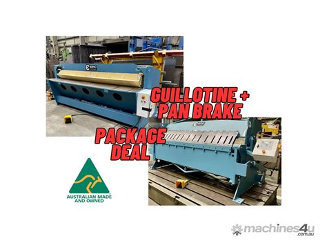 Used Epic Industries Package Deal Guillotine Pan Brake Australian