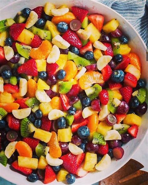 Fruit Salad With Honey Citrus Dressing 😍 Ingredients Juice And Zest Of 12 An Orange Juice Of 1