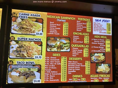 Online Menu Of Alibertos Mexican Food Restaurant Taylor Arizona