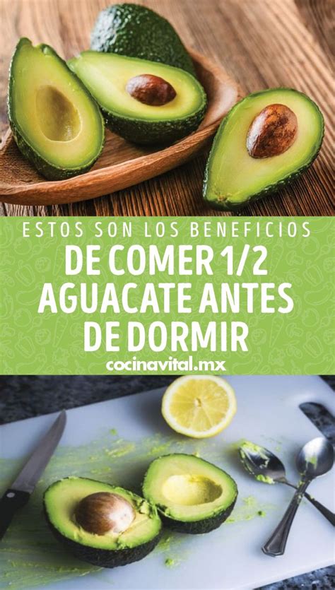 Estos Son Los Beneficios De Comer Aguacate Antes De Dormir