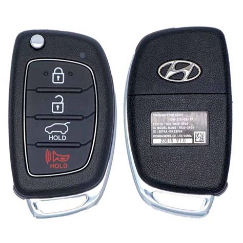 Hyundai Santa Fe Flip Remote Flip Key Fob Transmitter Tq Rke