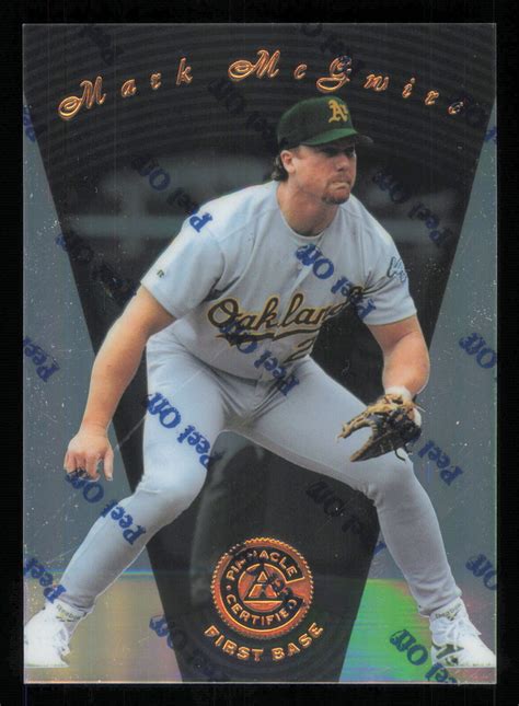 Pinnacle Certified Mark Mcgwire Baseball Card Near Mint Or